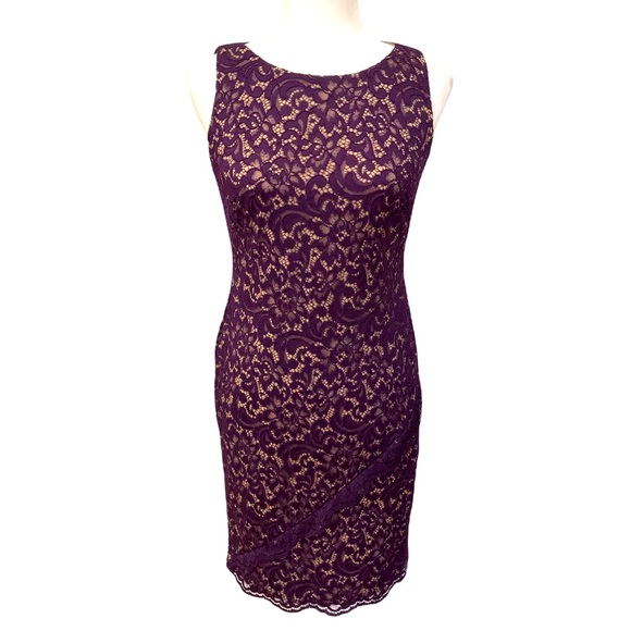 Ralph Lauren Lace Sheath Women’s Dress - 4 Petite - Picture 9 of 17